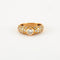 Bague 55 Bague en or jaune 18 ct et diamants 58 Facettes