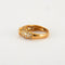 Bague 55 Bague en or jaune 18 ct et diamants 58 Facettes