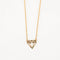 Collier Collier motif diamant en or jaune 58 Facettes