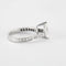 Bague 52 Bague en or blanc 18 carats et diamants 58 Facettes