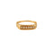 Bague 55 Bague en or jaune 18 ct et diamants 58 Facettes