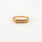 Bague 55 Bague en or jaune 18 ct et diamants 58 Facettes