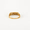 Bague 55 Bague en or jaune 18 ct et diamants 58 Facettes