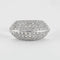Bague 53 Bague en or blanc 18 carats et diamants 58 Facettes