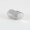 Bague 53 Bague en or blanc 18 carats et diamants 58 Facettes