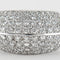 Bague 53 Bague en or blanc 18 carats et diamants 58 Facettes