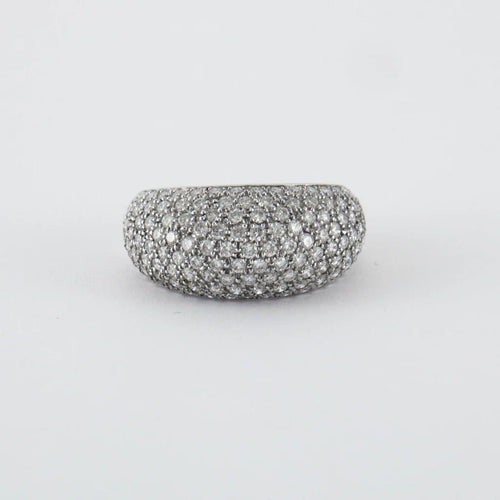 Bague 52 Bague en or blanc 18 ct et diamants 58 Facettes
