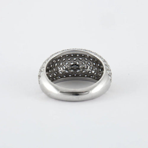 Bague 52 Bague en or blanc 18 ct et diamants 58 Facettes