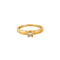 Bague 52 Bague en or jaune 18 ct et diamants 58 Facettes
