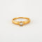 Bague 52 Bague en or jaune 18 ct et diamants 58 Facettes