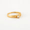 Bague 52 Bague en or jaune 18 ct et diamants 58 Facettes