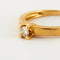 Bague 52 Bague en or jaune 18 ct et diamants 58 Facettes