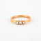 Bague 50 Bague en or jaune 18 ct et diamants 58 Facettes