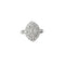 Bague 48 Bague en or blanc 14 ct et diamants 58 Facettes