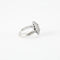 Bague 48 Bague en or blanc 14 ct et diamants 58 Facettes