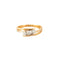 Bague 57 Bague en or jaune 18 ct et diamants 58 Facettes