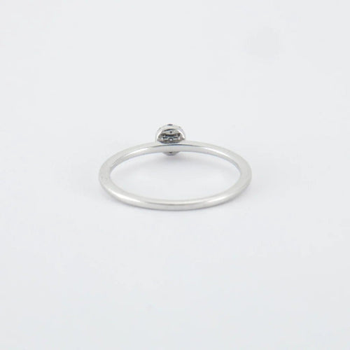 Bague 54.5 Bague en or blanc 18 ct et diamants 58 Facettes