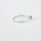 Bague 54.5 Bague en or blanc 18 ct et diamants 58 Facettes