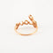 Bague 52 LOVE - Bague en or rose 18 ct et diamants 58 Facettes