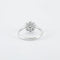 Bague 53 Bague en or blanc 18 ct et diamants 58 Facettes