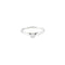 Bague 49 Bague en or blanc 18 ct et diamants 58 Facettes