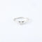 Bague 49 Bague en or blanc 18 ct et diamants 58 Facettes