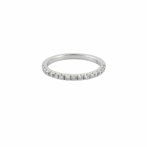 Bague 50 Bague en or blanc et diamants 58 Facettes