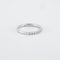 Bague 50 Bague en or blanc et diamants 58 Facettes