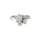 Bague 50 Bague en or blanc 18 ct et diamants 58 Facettes