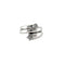 Bague 53 Bague en or blanc 18 ct sertie de diamants naturels 58 Facettes