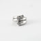 Bague 53 Bague en or blanc 18 ct sertie de diamants naturels 58 Facettes