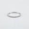 Bague 52 Bague en or blanc 18 ct et diamants 58 Facettes