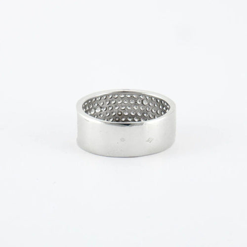 Bague 63 Bague en or blanc 18 ct et diamants 58 Facettes