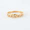 Bague 55 Bague en or jaune et diamants 58 Facettes