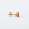 Boucles d'oreilles Boucles d'oreilles en or jaune & saphir rose 58 Facettes