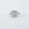 Bague Bague en Or blanc & diamants 58 Facettes