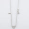 Collier Collier "I Love You" en or blanc 18 ct et diamants 58 Facettes