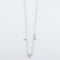 Collier Collier "I Love You" en or blanc 18 ct et diamants 58 Facettes