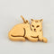 Pendentif Pendentif chat en or jaune 18 ct 58 Facettes