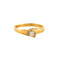 Bague 67 Bague en or jaune 18 ct et diamants 58 Facettes