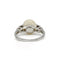 Bague 50 Art déco - Bague en platine 950‰ avec diamants et perle 58 Facettes 260016R