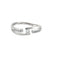 Bague 52 Bague en or blanc et diamants 58 Facettes