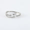 Bague 52 Bague en or blanc et diamants 58 Facettes