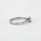 Bague 54 Bague solitaire en or blanc et diamants 58 Facettes
