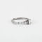 Bague 54 Bague solitaire en or blanc et diamants 58 Facettes