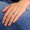 Bague 54 Bague trilogie en or blanc et diamants 58 Facettes