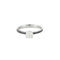 Bague 54 Bague en or blanc 14 carats, diamants noirs et blanc 58 Facettes