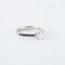 Bague 54 Bague en or blanc 14 carats, diamants noirs et blanc 58 Facettes