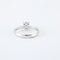 Bague 54 Bague en or blanc 14 carats, diamants noirs et blanc 58 Facettes
