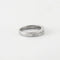 Bague 54.5 Bague en or blanc 18 carats et diamants 58 Facettes